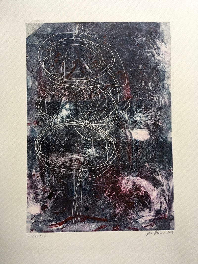 monoprint printmaking printing FranFarrar artist art