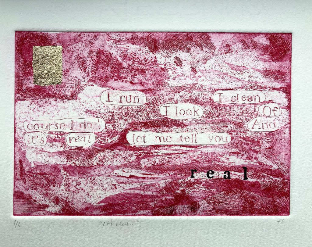 copper etching, covid art, fran farrar,