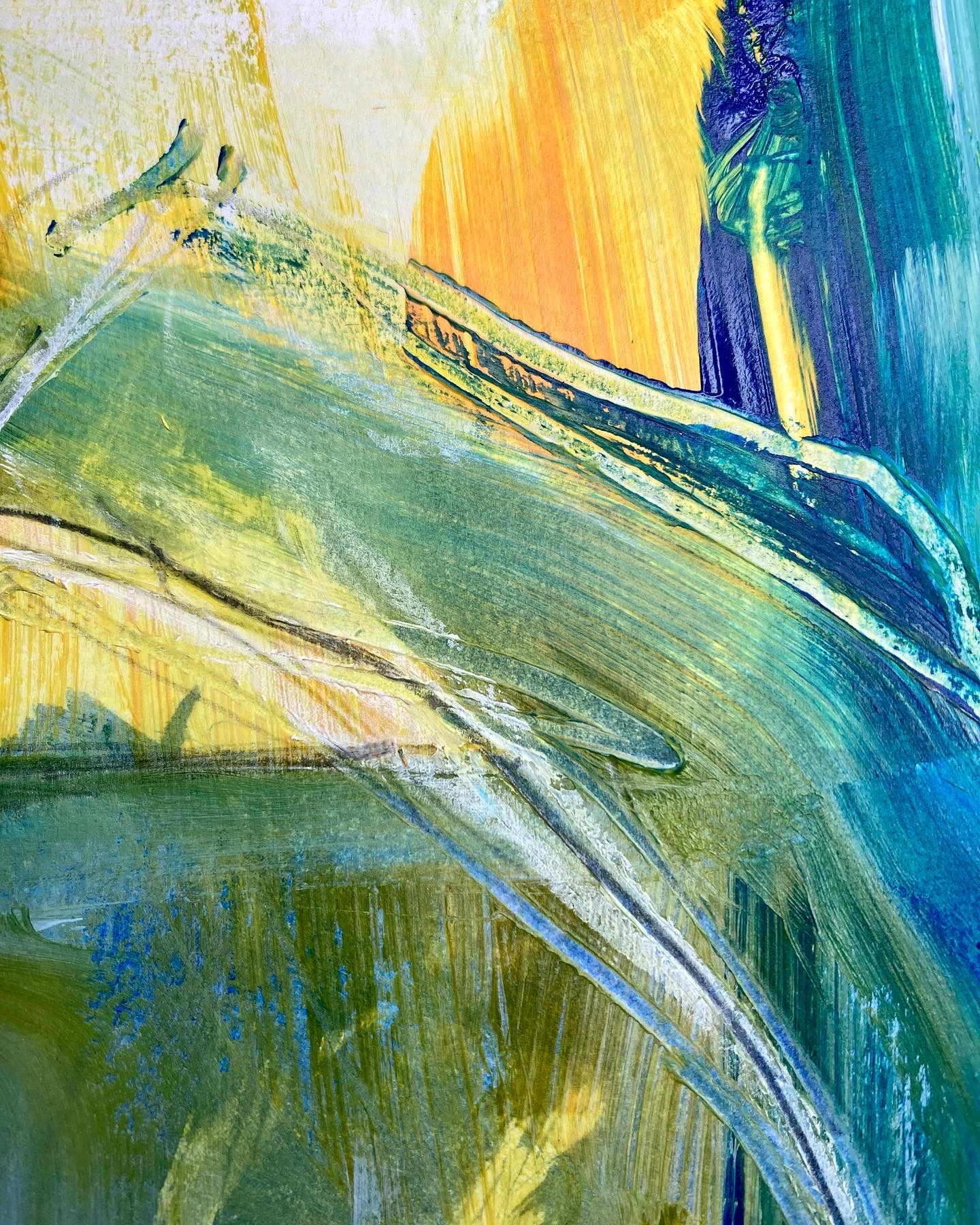 Fran Farrar, Sketchbook, abstract art, work in progress