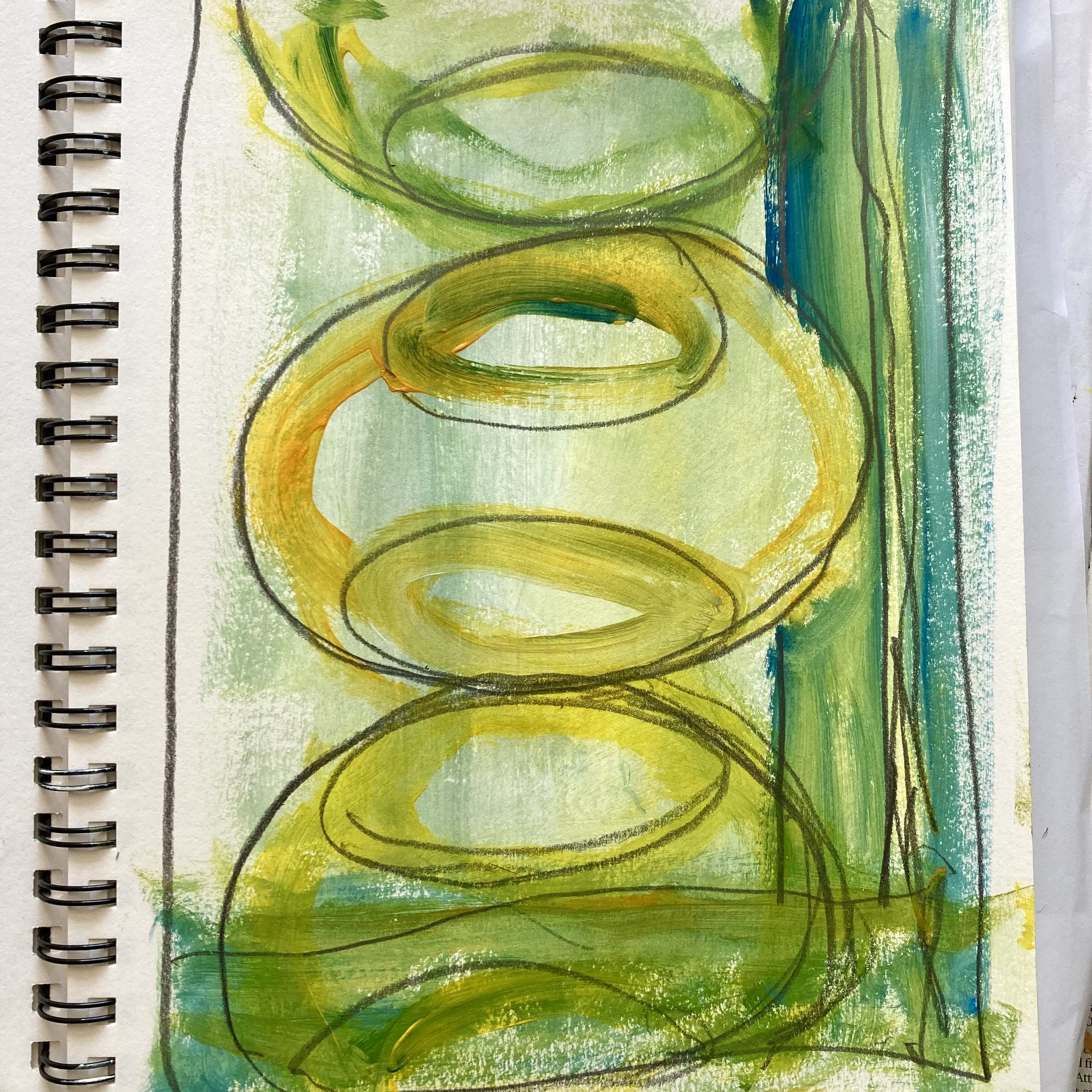 Fran Farrar, sketchbook, sketches, work in progress