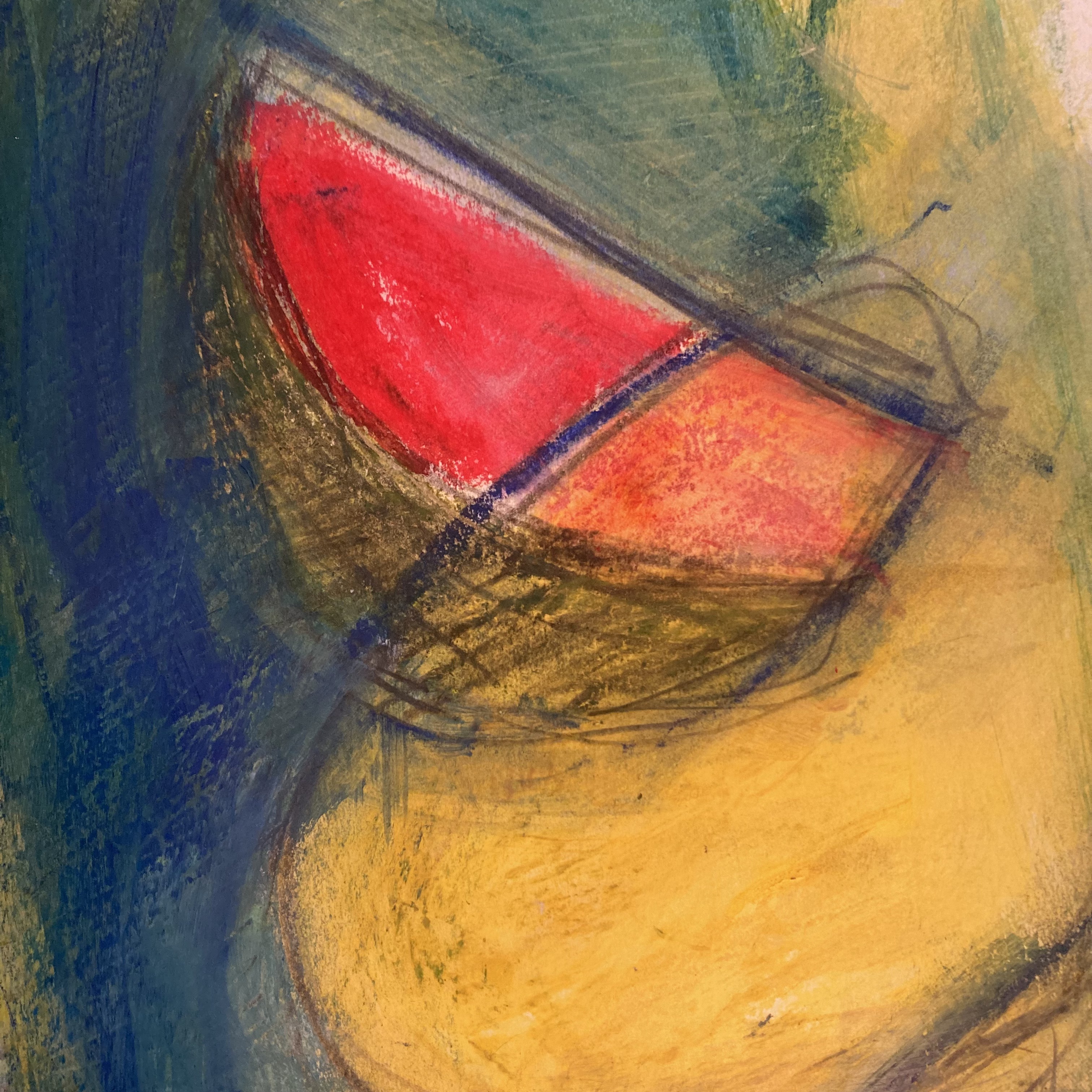 fran farrar, sketchbook, mixed media