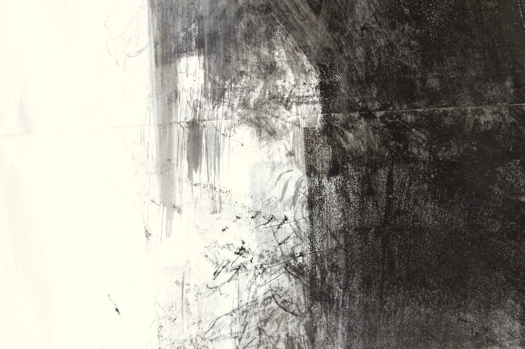 Fran Farrar, TS Elliot The Wasteland, monotype, printmaking