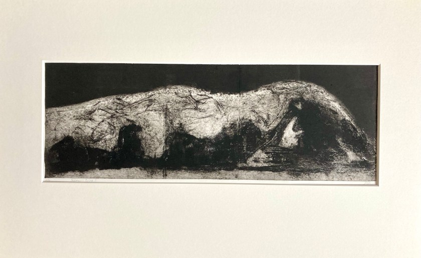 Fran Farrar, Dodmans Point, collograph