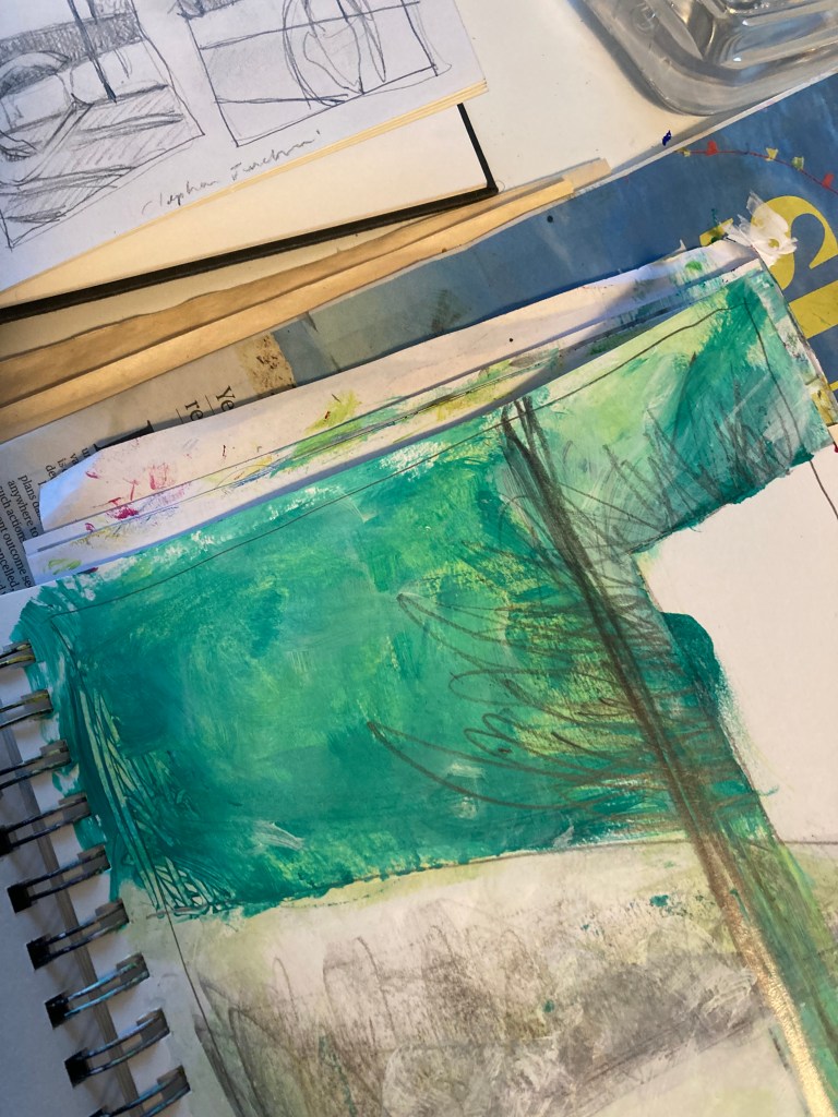 fran Farrar; sketchbook; abstract art