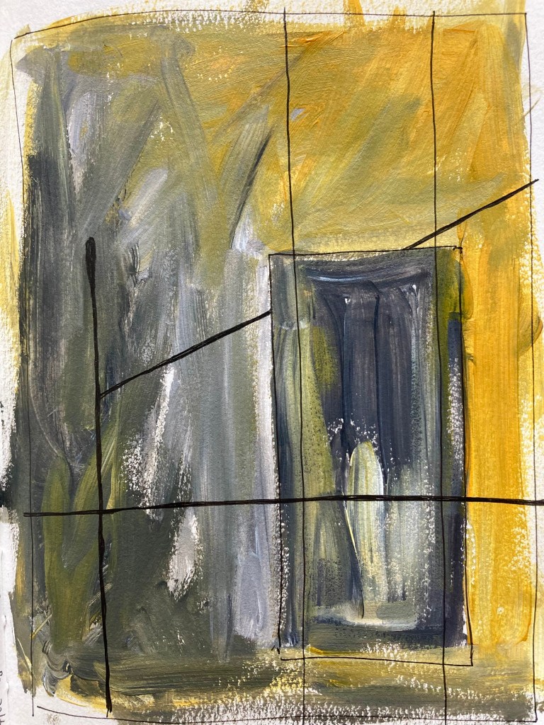 Wymondham abbey; fran Farrar; sketchbook