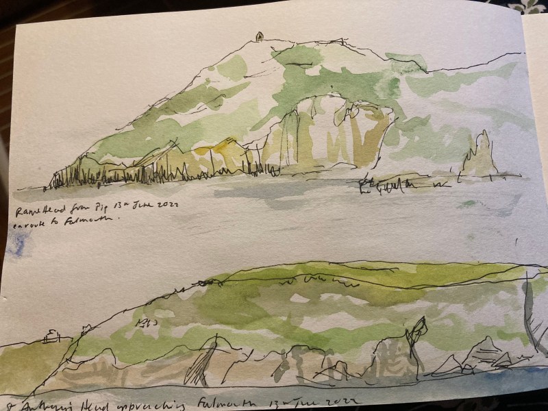 watercolour sketchbook; fran Farrar