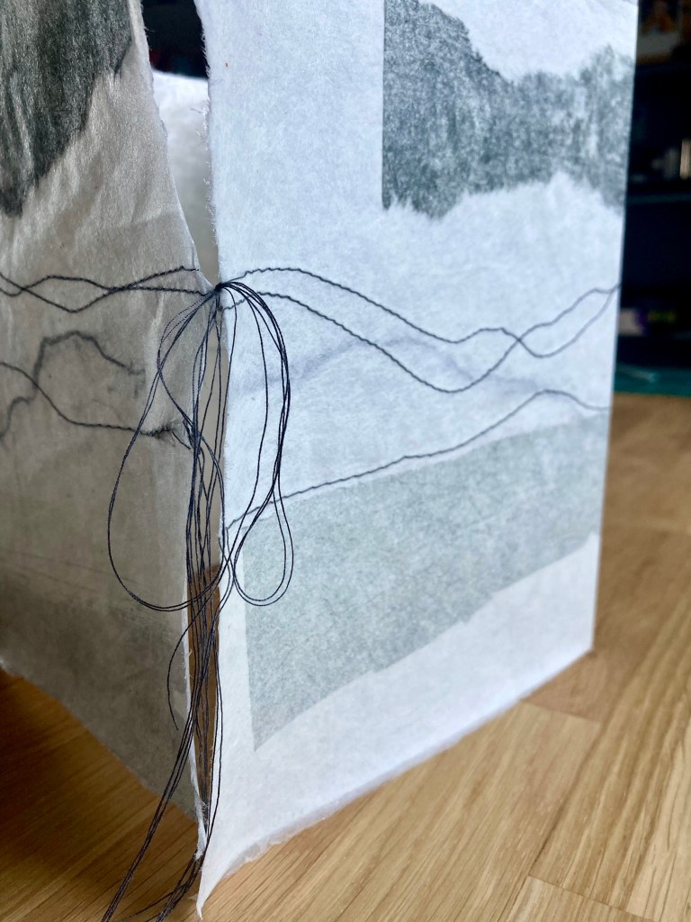 Fran Farrar, printmaker, paper manipulation