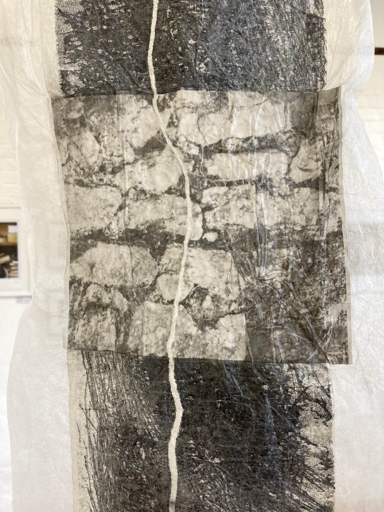 Franfarrar, print installation, printmaking, printmaker, installation