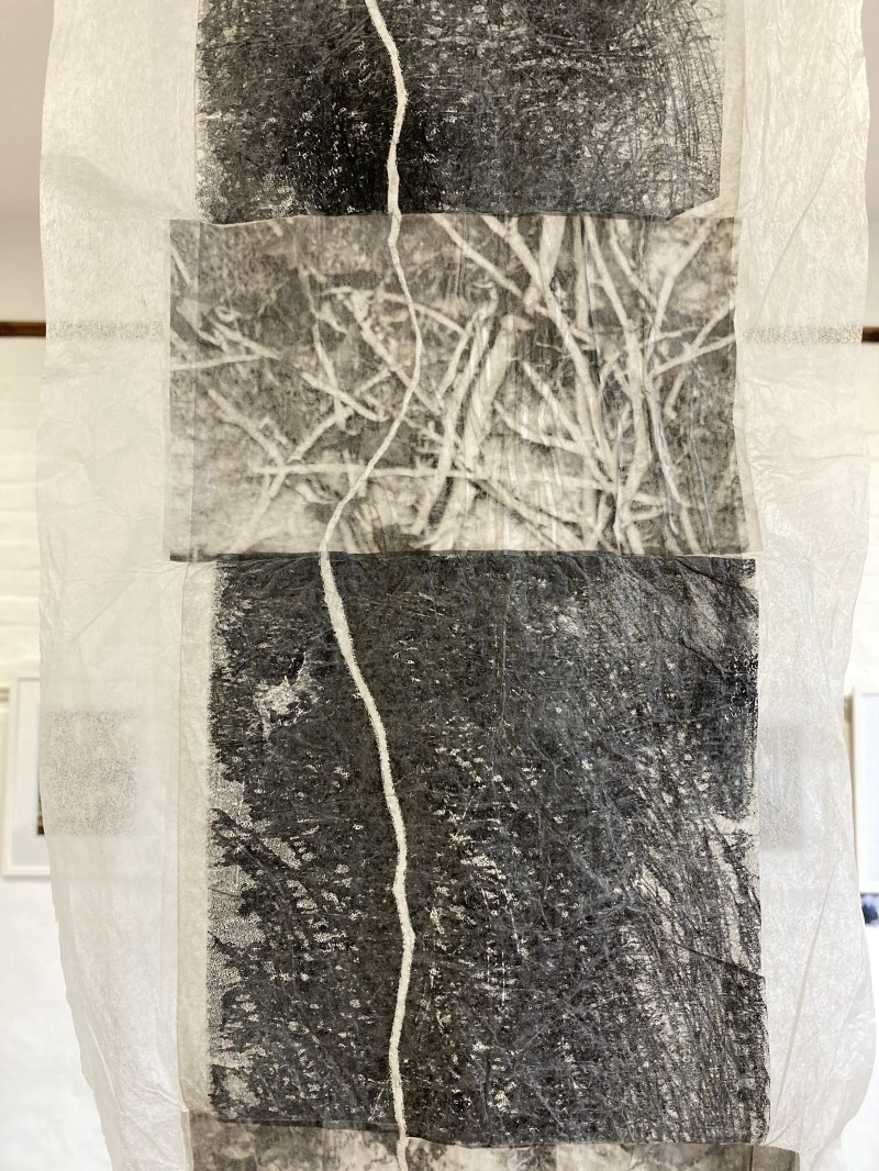 Franfarrar, print installation, printmaking, printmaker, installation