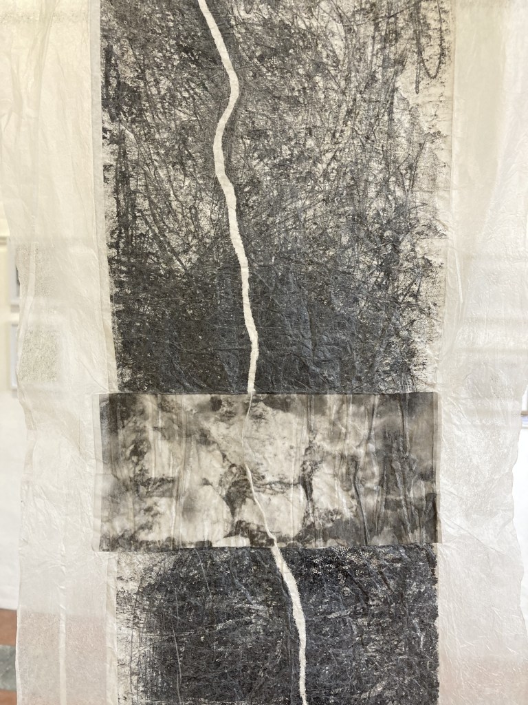 Franfarrar, print installation, printmaking, printmaker, installation