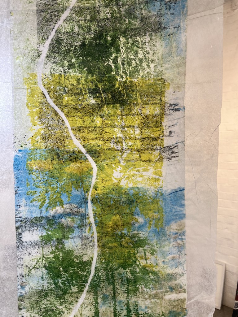 Franfarrar, print installation, printmaking, printmaker, installation