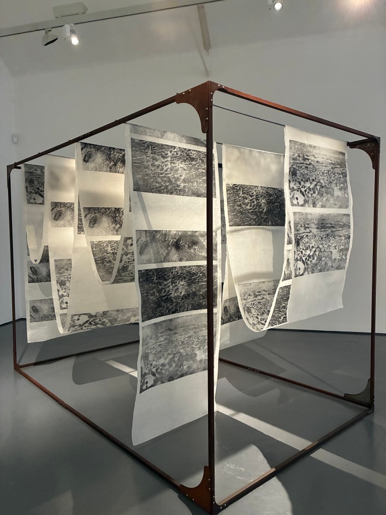 etching; print installation; Fran Farrar; printmaking; D-Day; landing beaches; ancestry